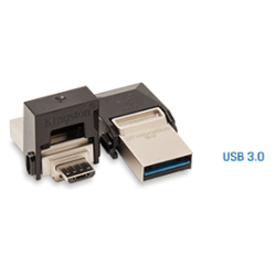 64GB DT MicroDuo USB 3.0 Micro USB OTG